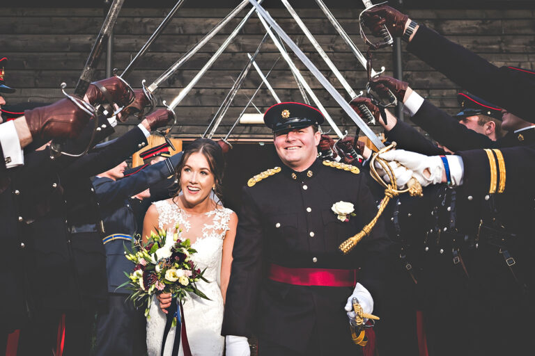 Nicola and Jordan – A Christmas Military Wedding at Gate Street Barn