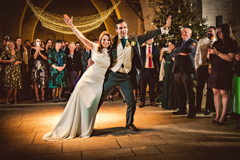 Holly and Daniel – A Christmas Wedding at Tithe Barn
